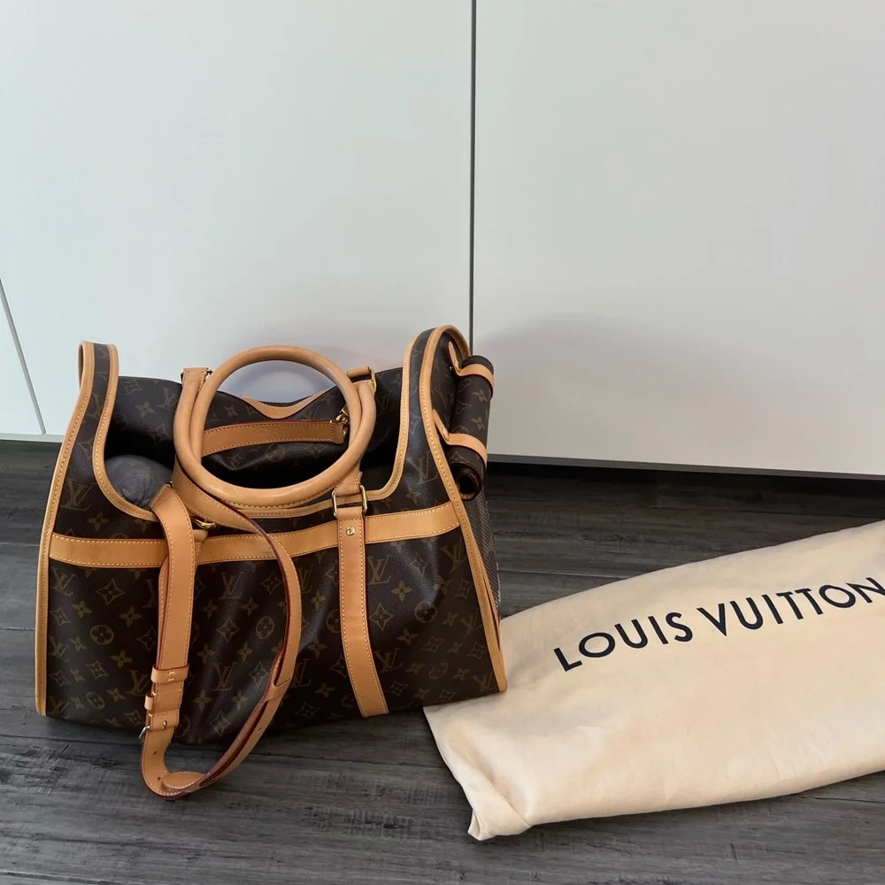 Louis Vuitton Dog Carrier Travel Bag